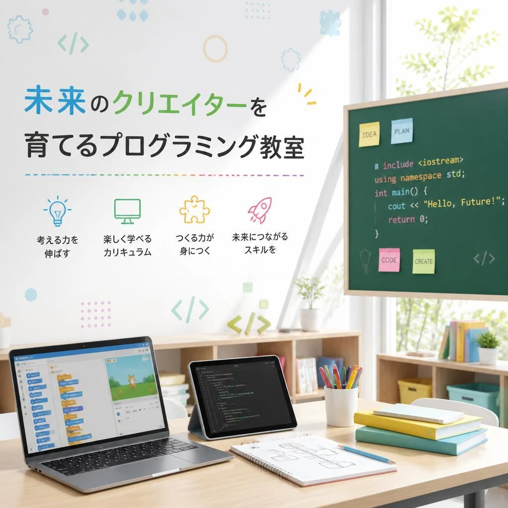 「未来のクリエイターを育てるプログラミング教室」