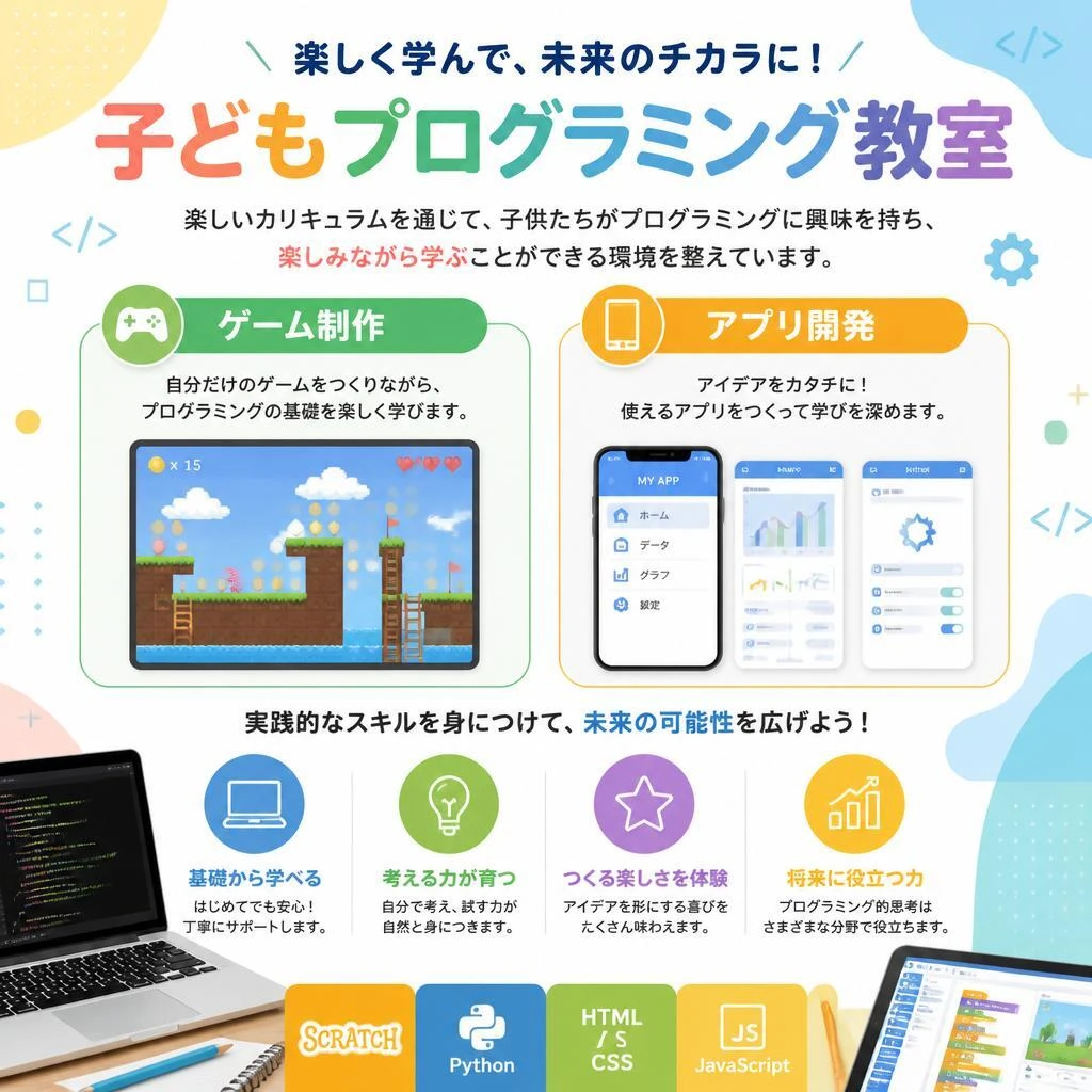 子供向けプログラミング：楽しく学ぶ