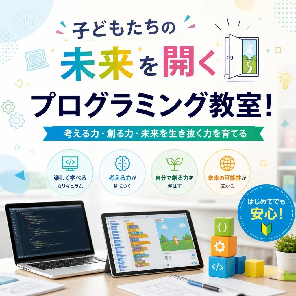 子どもたちの未来を開くプログラミング教室！