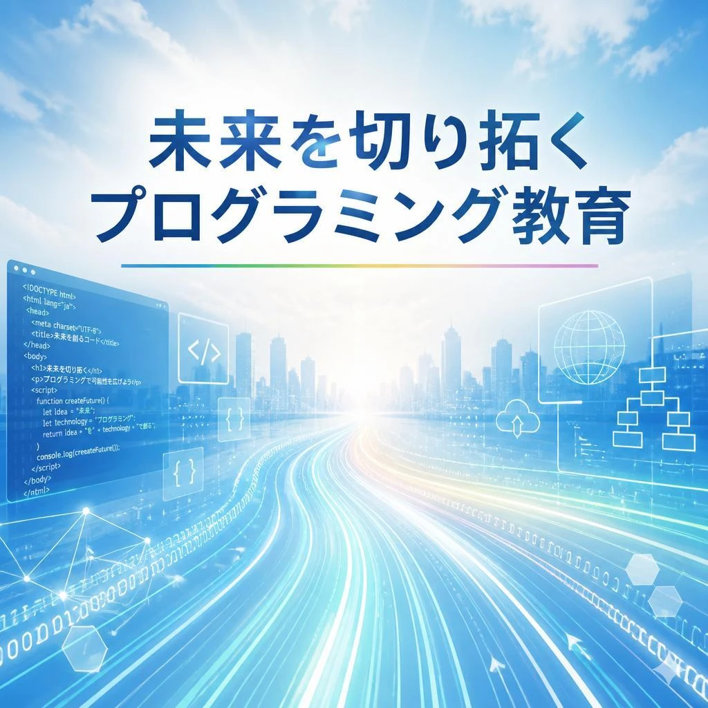 「未来を切り拓くプログラミング教育」